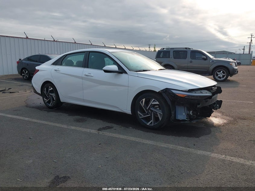 2025 Hyundai Elantra VIN KMHLS4DG3SU998934 IAAI salvage auction — FRONT END, Enterprise Vehicles Clear Only (Washington), sold $8,800 on 2026-07-29 (photo 1)