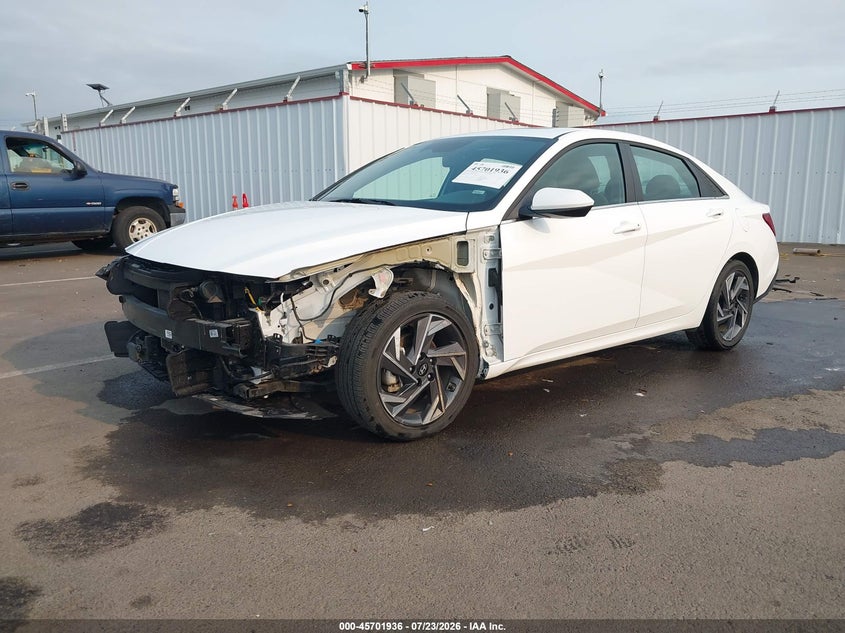 2025 Hyundai Elantra VIN KMHLS4DG3SU998934 IAAI salvage auction — FRONT END, Enterprise Vehicles Clear Only (Washington), sold $8,800 on 2026-07-29 (photo 2)