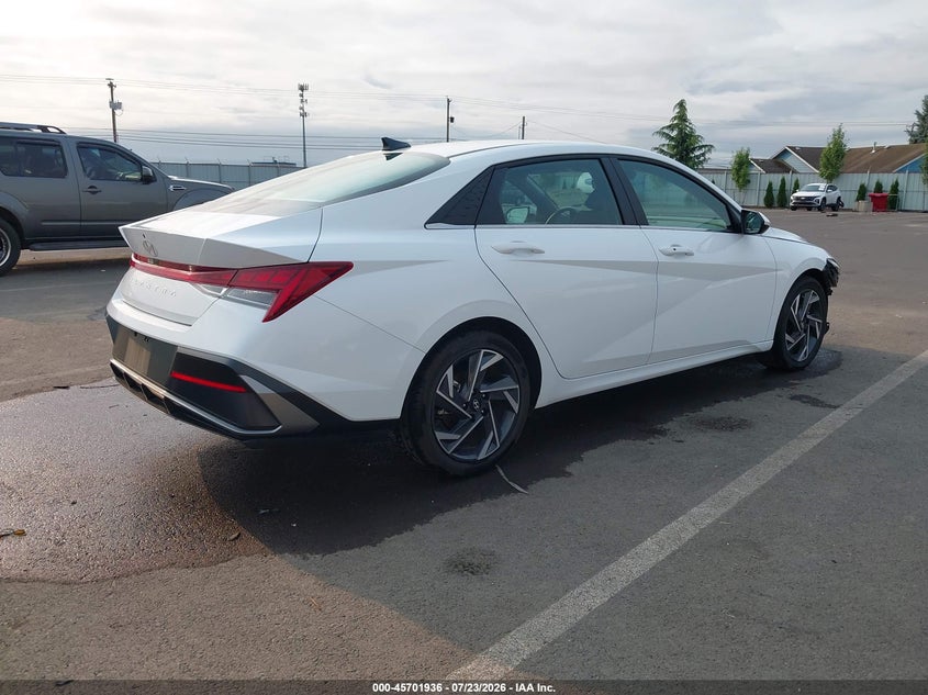 2025 Hyundai Elantra VIN KMHLS4DG3SU998934 IAAI salvage auction — FRONT END, Enterprise Vehicles Clear Only (Washington), sold $8,800 on 2026-07-29 (photo 4)
