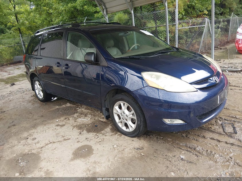 2006 Toyota Sienna VIN 5TDZA22C96S453871 IAAI salvage auction — NORMAL WEAR, Clear (Virginia), sold $750 on 2026-07-28 (photo 1)