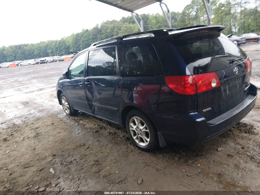 2006 Toyota Sienna VIN 5TDZA22C96S453871 IAAI salvage auction — NORMAL WEAR, Clear (Virginia), sold $750 on 2026-07-28 (photo 3)