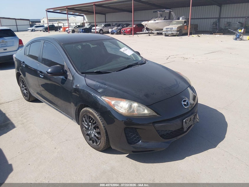 2013 Mazda 3 VIN JM1BL1TF3D1845947 IAAI salvage auction — NORMAL WEAR, Original (Texas), sold $225 on 2026-07-28 (photo 1)