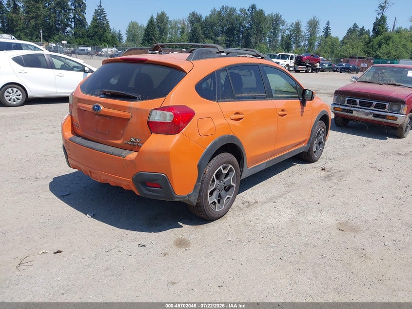 2015 Subaru Xv VIN JF2GPASC9F8311316 IAAI salvage auction — NORMAL WEAR, Clear (Washington), sold $25 on 2026-07-29 (photo 4)