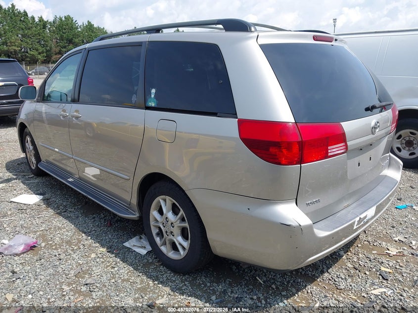 2004 Toyota Sienna VIN 5TDZA22C44S152924 IAAI salvage auction — NORMAL WEAR, Clear (Virginia), sold $225 on 2026-07-27 (photo 3)