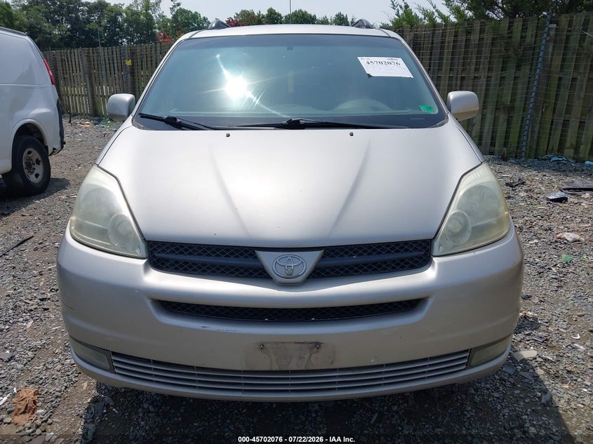 2004 Toyota Sienna VIN 5TDZA22C44S152924 IAAI salvage auction — NORMAL WEAR, Clear (Virginia), sold $225 on 2026-07-27 (photo 6)