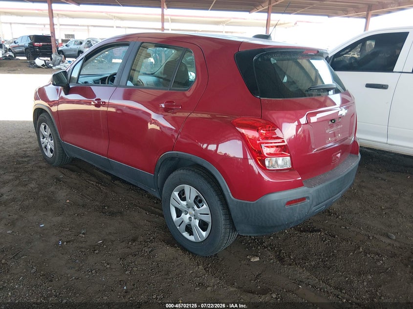 2015 Chevrolet Trax VIN KL7CJKSB9FB212247 IAAI salvage auction — NORMAL WEAR, Clear-Dealer Only (Arizona), sold $25 on 2026-07-28 (photo 3)