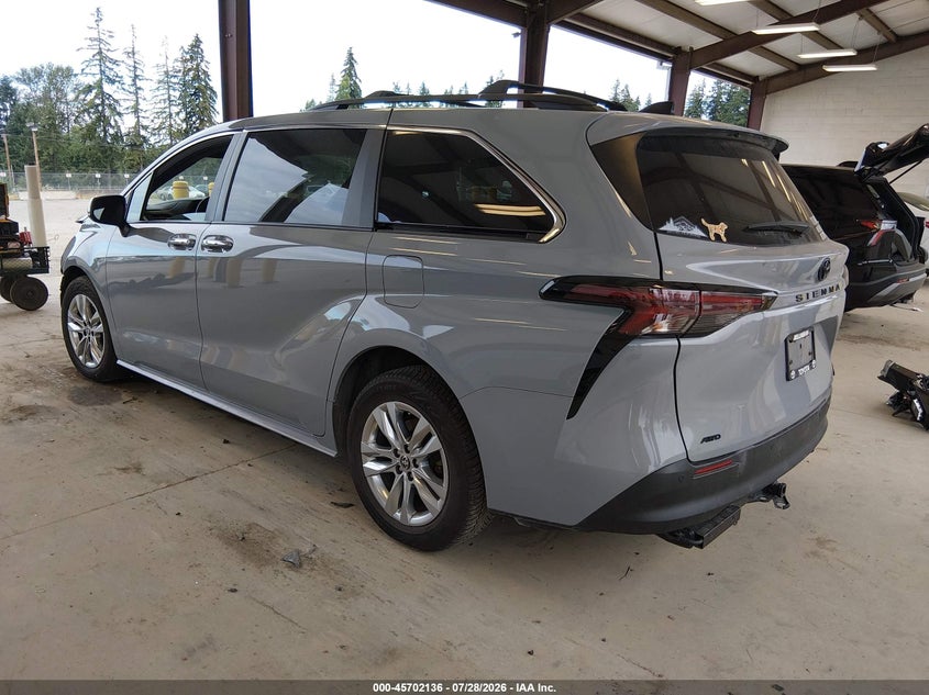 2023 Toyota Sienna VIN 5TDCSKFCXPS087112 IAAI salvage auction — RIGHT FRONT, Salvage Title, sold $11,200 on 2026-08-19 (photo 3)