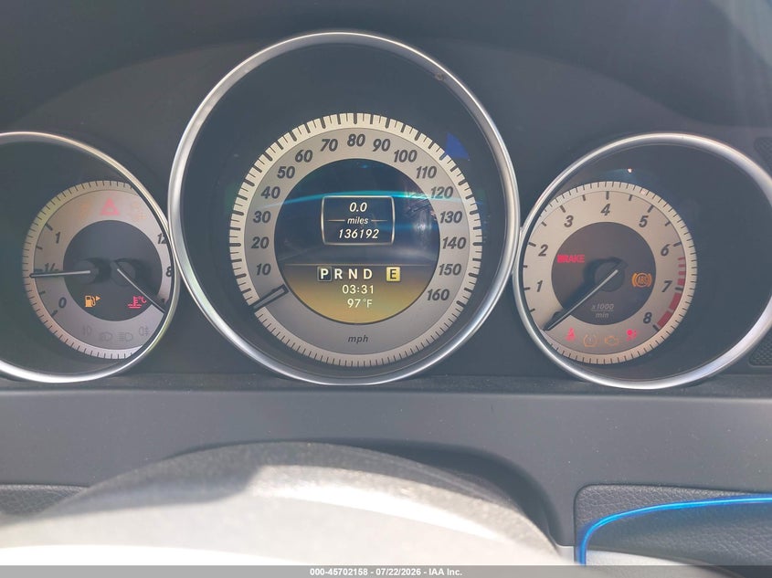 2012 Mercedes-benz C-klasse VIN WDDGF8BB0CA621530 IAAI salvage auction — LEFT FRONT, Salvage Title, sold $600 on 2026-08-19 (photo 7)