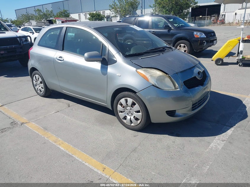 2007 Toyota Yaris VIN JTDJT923775099453 IAAI salvage auction — FRONT END, Salvage (California), sold $875 on 2026-08-03 (photo 1)
