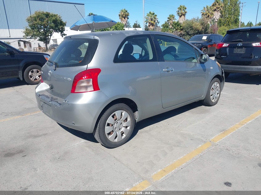 2007 Toyota Yaris VIN JTDJT923775099453 IAAI salvage auction — FRONT END, Salvage (California), sold $875 on 2026-08-03 (photo 4)