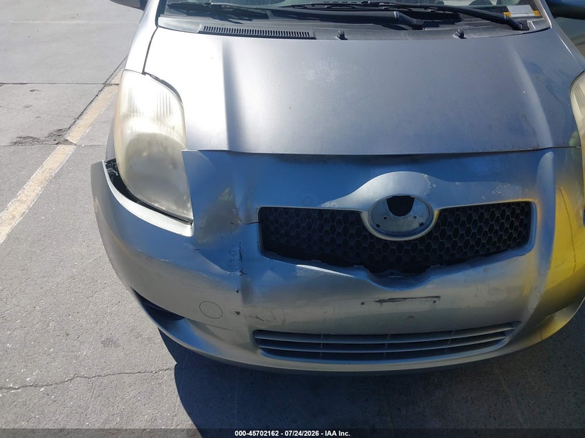 2007 Toyota Yaris VIN JTDJT923775099453 IAAI salvage auction — FRONT END, Salvage (California), sold $875 on 2026-08-03 (photo 6)