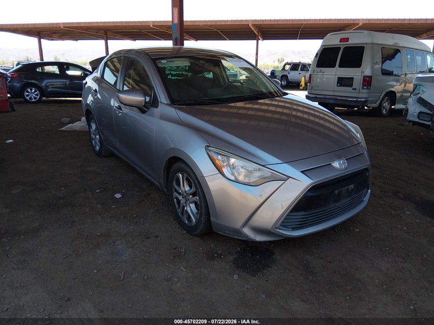 2016 Scion Ia VIN 3MYDLBZV9GY131514 IAAI salvage auction — REAR END, Wait Title, sold $1,800 on 2026-08-30 (photo 1)