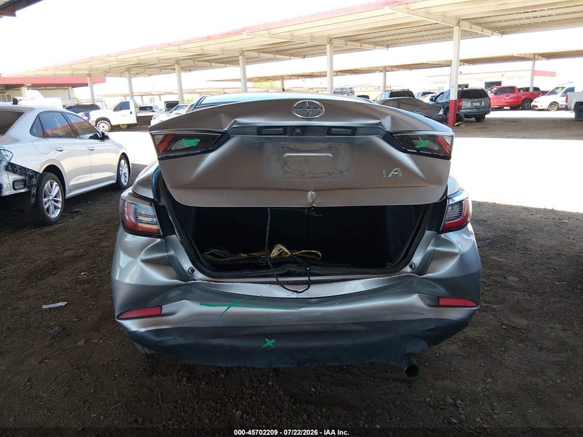 2016 Scion Ia VIN 3MYDLBZV9GY131514 IAAI salvage auction — REAR END, Wait Title, sold $1,800 on 2026-08-30 (photo 6)