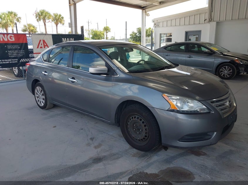 2015 Nissan Sentra VIN 3N1AB7AP1FY279348 IAAI salvage auction — NORMAL WEAR, Clear (Montana), sold $725 on 2026-09-11 (photo 1)