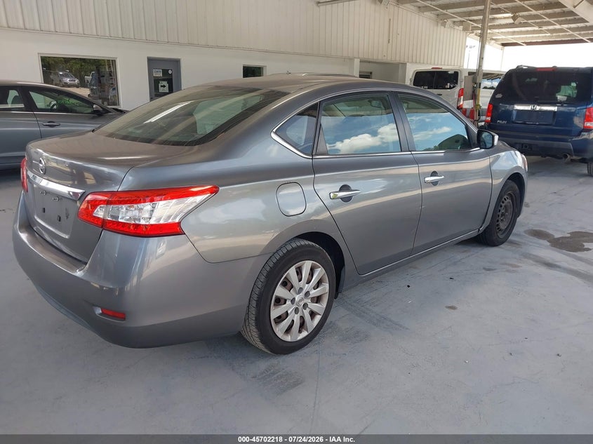 2015 Nissan Sentra VIN 3N1AB7AP1FY279348 IAAI salvage auction — NORMAL WEAR, Clear (Montana), sold $725 on 2026-09-11 (photo 4)