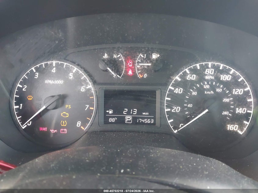 2015 Nissan Sentra VIN 3N1AB7AP1FY279348 IAAI salvage auction — NORMAL WEAR, Clear (Montana), sold $725 on 2026-09-11 (photo 7)