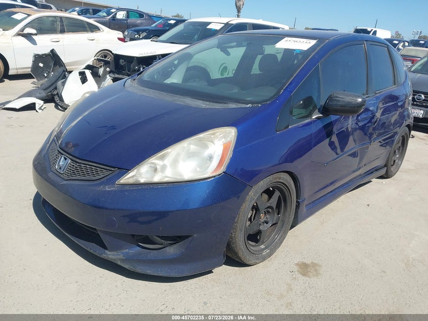 2011 Honda Fit VIN JHMGE8H54BC010450 IAAI salvage auction — LEFT SIDE, Salvage (California), sold $25 on 2026-07-31 (photo 2)