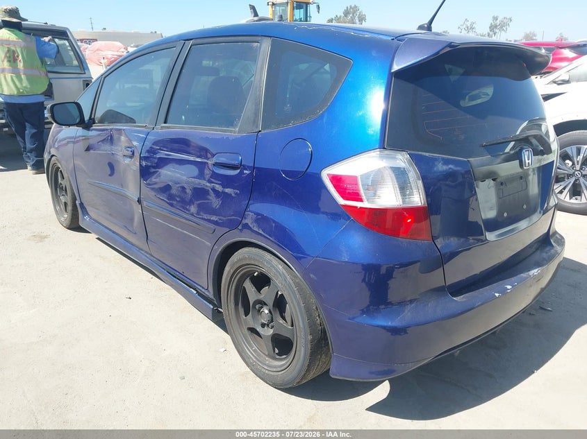 2011 Honda Fit VIN JHMGE8H54BC010450 IAAI salvage auction — LEFT SIDE, Salvage (California), sold $25 on 2026-07-31 (photo 3)
