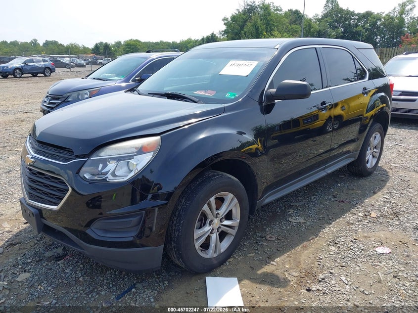 2016 Chevrolet Equinox VIN 2GNALBEK4G6147643 IAAI salvage auction — NORMAL WEAR, Clear (Virginia), sold $1,675 on 2026-08-01 (photo 2)