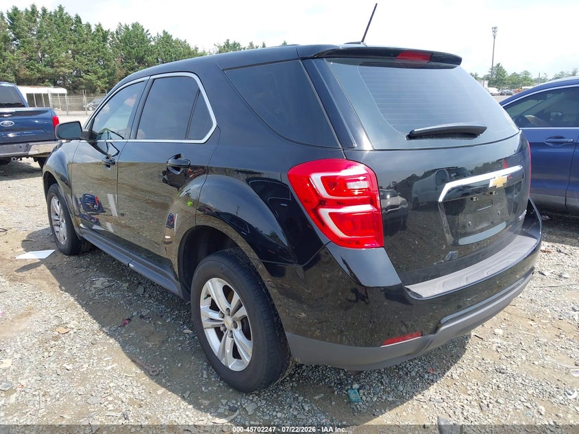 2016 Chevrolet Equinox VIN 2GNALBEK4G6147643 IAAI salvage auction — NORMAL WEAR, Clear (Virginia), sold $1,675 on 2026-08-01 (photo 3)