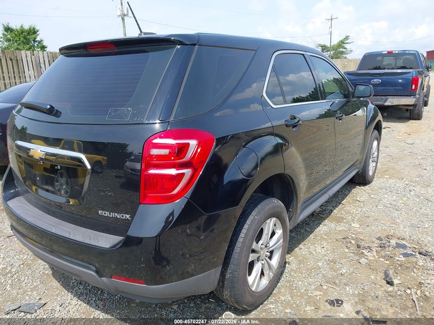 2016 Chevrolet Equinox VIN 2GNALBEK4G6147643 IAAI salvage auction — NORMAL WEAR, Clear (Virginia), sold $1,675 on 2026-08-01 (photo 4)