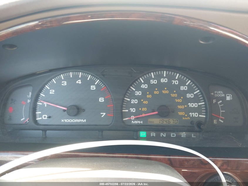 2000 Toyota 4runner VIN JT3GN87R9Y0150174 IAAI salvage auction — NORMAL WEAR, Clear - Dealer Only (California), sold $25 on 2026-07-30 (photo 7)