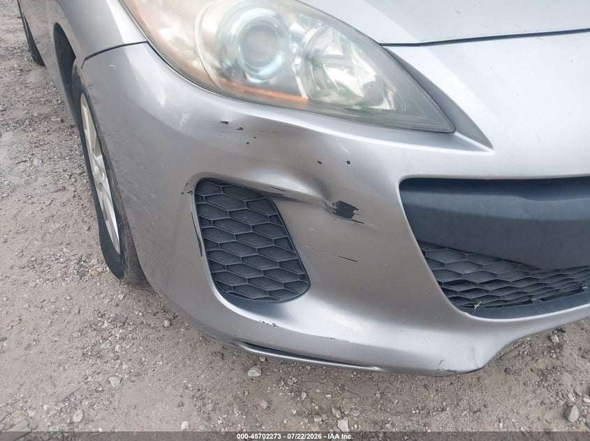 2013 Mazda 3 VIN JM1BL1L72D1760154 IAAI salvage auction — ENGINE DAMAGE, Clear (Georgia), sold $250 on 2026-07-31 (photo 6)