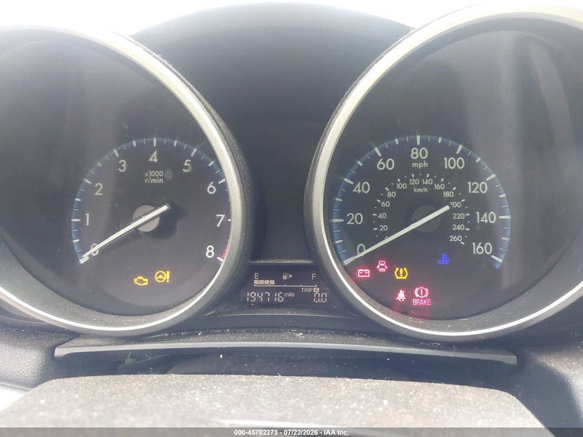 2013 Mazda 3 VIN JM1BL1L72D1760154 IAAI salvage auction — ENGINE DAMAGE, Clear (Georgia), sold $250 on 2026-07-31 (photo 7)