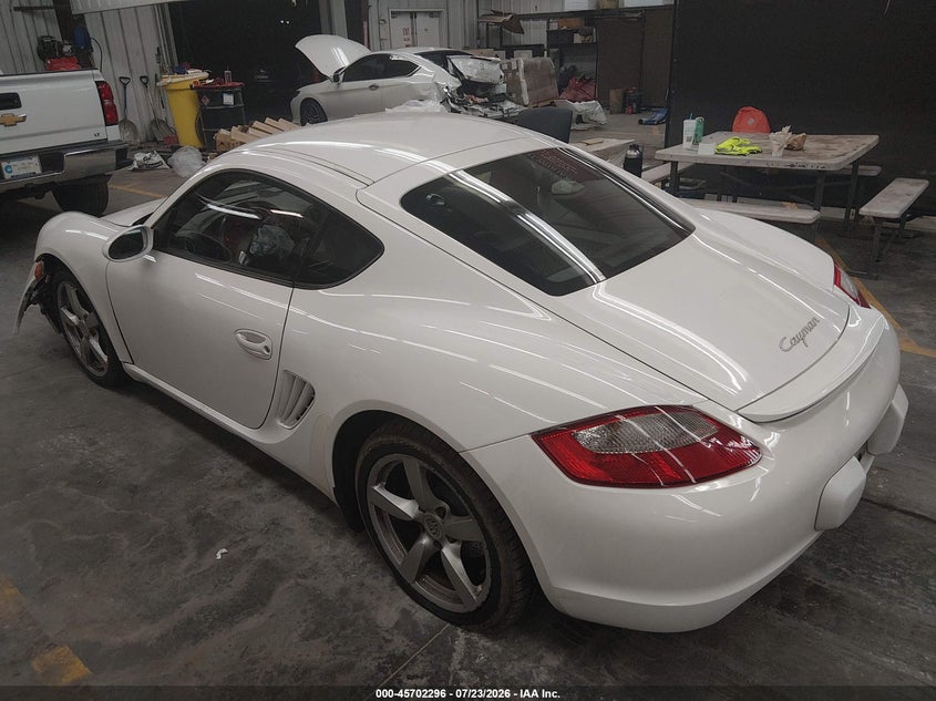 2007 Porsche Cayman VIN WP0AA29857U760921 IAAI salvage auction — FRONT END, Salvage (Arizona), sold $4,100 on 2026-08-18 (photo 3)