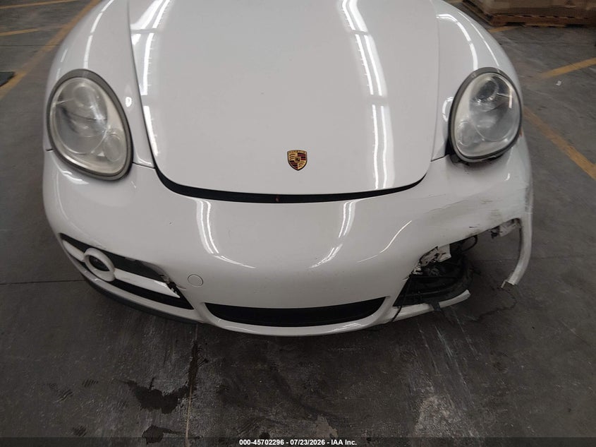 2007 Porsche Cayman VIN WP0AA29857U760921 IAAI salvage auction — FRONT END, Salvage (Arizona), sold $4,100 on 2026-08-18 (photo 6)
