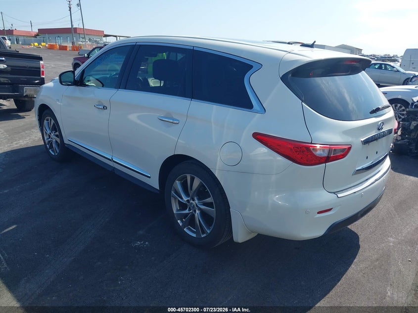 2014 Infiniti Qx60 VIN 5N1AL0MM0EC500783 IAAI salvage auction — NORMAL WEAR, Clear (Tennessee), sold $650 on 2026-09-03 (photo 3)