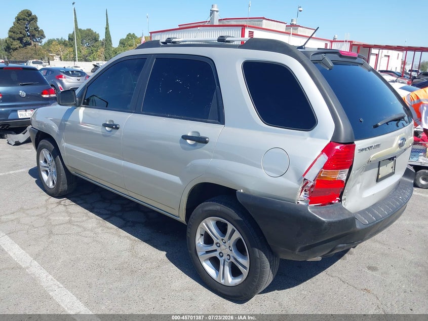 2007 Kia Sportage VIN KNDJF723577338997 IAAI salvage auction — REAR END, Salvage (California), sold $475 on 2026-07-30 (photo 3)