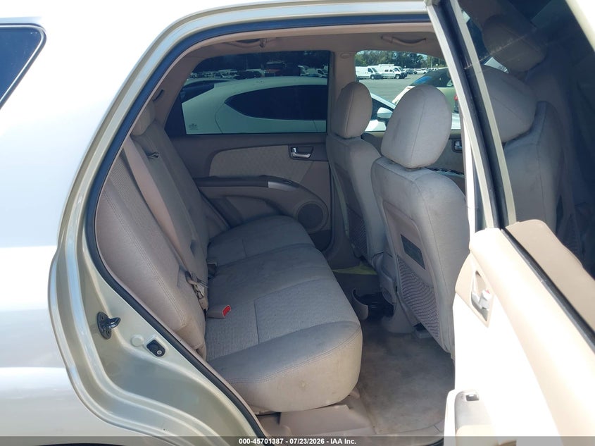 2007 Kia Sportage VIN KNDJF723577338997 IAAI salvage auction — REAR END, Salvage (California), sold $475 on 2026-07-30 (photo 8)