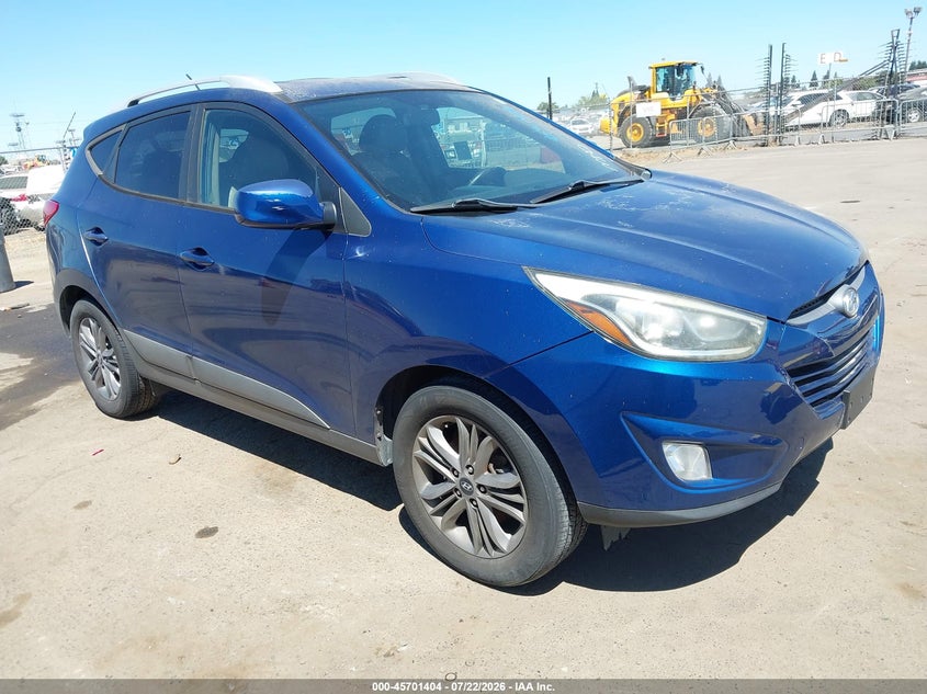 2014 Hyundai Tucson VIN KM8JU3AG5EU825016 IAAI salvage auction — NORMAL WEAR, Clear - Dealer Only (California), sold $25 on 2026-07-29 (photo 1)