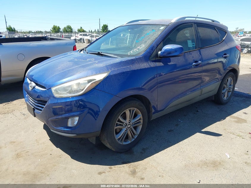 2014 Hyundai Tucson VIN KM8JU3AG5EU825016 IAAI salvage auction — NORMAL WEAR, Clear - Dealer Only (California), sold $25 on 2026-07-29 (photo 2)