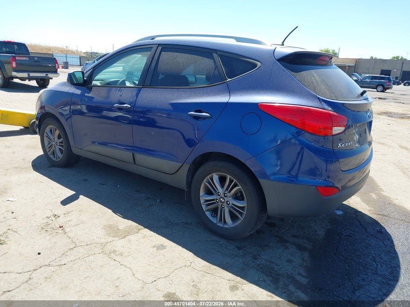 2014 Hyundai Tucson VIN KM8JU3AG5EU825016 IAAI salvage auction — NORMAL WEAR, Clear - Dealer Only (California), sold $25 on 2026-07-29 (photo 3)