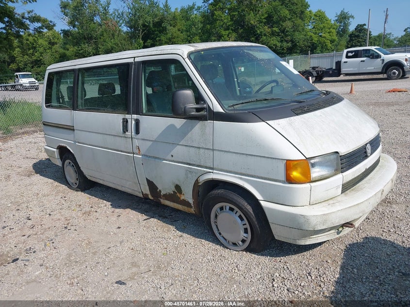 1993 Volkswagen Eurovan VIN WV2KC0704PH058566 IAAI salvage auction — NORMAL WEAR, Original (Ohio), sold $225 on 2026-08-11 (photo 1)