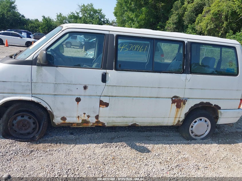 1993 Volkswagen Eurovan VIN WV2KC0704PH058566 IAAI salvage auction — NORMAL WEAR, Original (Ohio), sold $225 on 2026-08-11 (photo 6)
