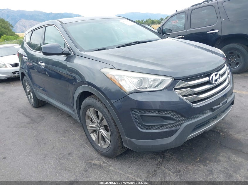 2014 Hyundai Santa fe VIN 5XYZTDLB0EG168404 IAAI salvage auction — NORMAL WEAR, Rebuilt/Restored (Utah), sold $525 on 2026-07-30 (photo 1)