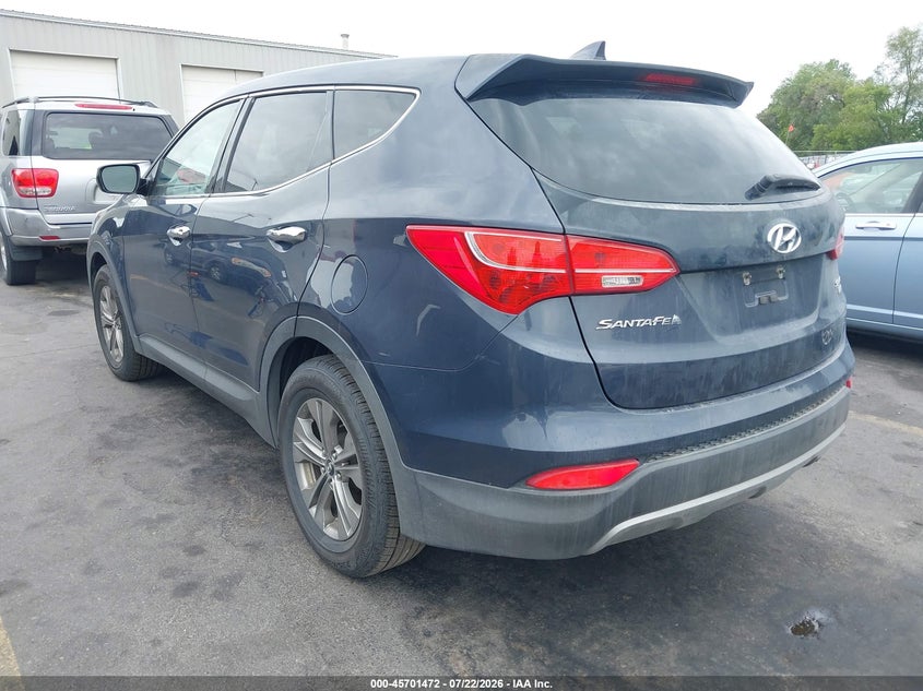 2014 Hyundai Santa fe VIN 5XYZTDLB0EG168404 IAAI salvage auction — NORMAL WEAR, Rebuilt/Restored (Utah), sold $525 on 2026-07-30 (photo 3)