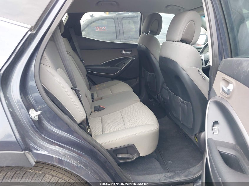 2014 Hyundai Santa fe VIN 5XYZTDLB0EG168404 IAAI salvage auction — NORMAL WEAR, Rebuilt/Restored (Utah), sold $525 on 2026-07-30 (photo 8)
