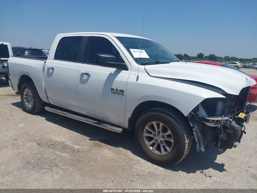 2013 Ram 1500 VIN 1C6RR6LG3DS640813 IAAI salvage auction — FRONT END, Salvage Title, sold $1,950 on 2026-08-12 (photo 1)