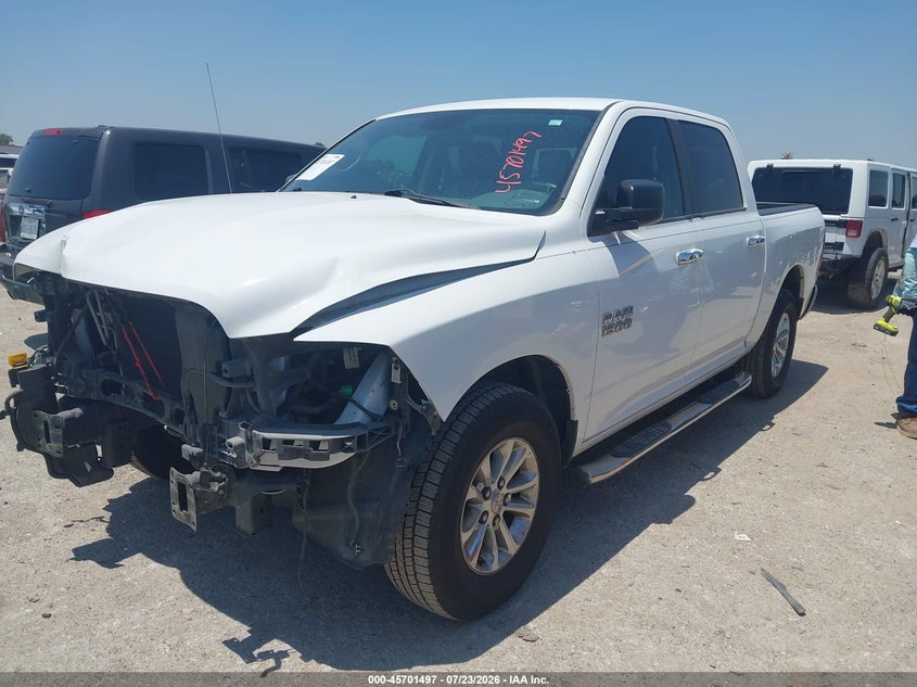 2013 Ram 1500 VIN 1C6RR6LG3DS640813 IAAI salvage auction — FRONT END, Salvage Title, sold $1,950 on 2026-08-12 (photo 2)