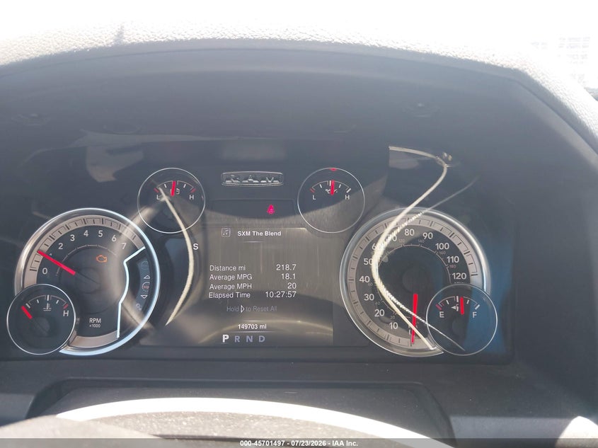2013 Ram 1500 VIN 1C6RR6LG3DS640813 IAAI salvage auction — FRONT END, Salvage Title, sold $1,950 on 2026-08-12 (photo 7)