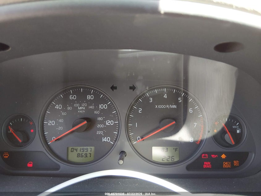 2003 Volvo S40 VIN YV1VS27533F000695 IAAI salvage auction — LEFT FRONT, Salvage (California), sold $625 on 2026-08-06 (photo 7)