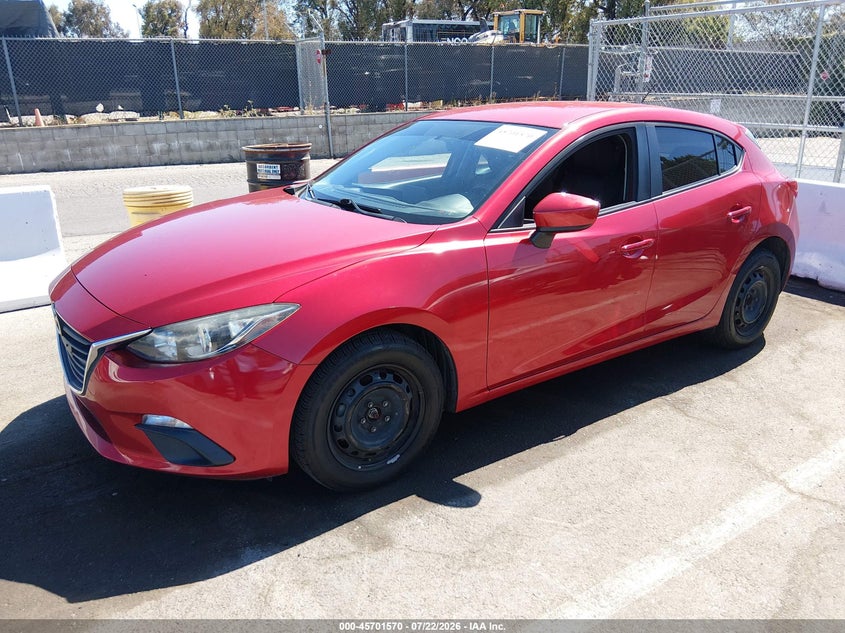 2016 Mazda 3 VIN JM1BM1J78G1347725 IAAI salvage auction — RIGHT REAR, Wait Title, sold $2,000 on 2026-09-03 (photo 2)