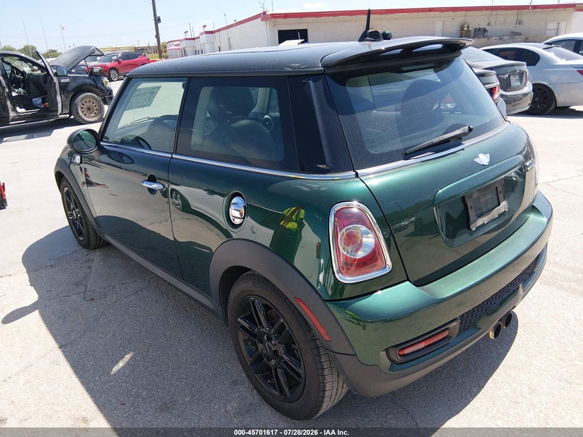 2013 Mini Hard top VIN WMWSV3C55DT390601 IAAI salvage auction — NORMAL WEAR, Original (Texas), sold $3,100 on 2026-08-10 (photo 3)