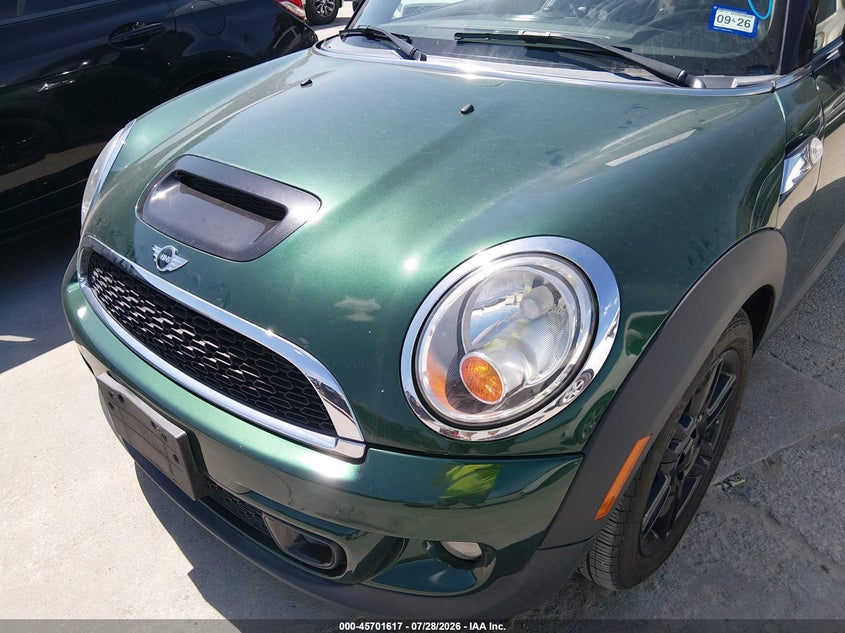 2013 Mini Hard top VIN WMWSV3C55DT390601 IAAI salvage auction — NORMAL WEAR, Original (Texas), sold $3,100 on 2026-08-10 (photo 6)