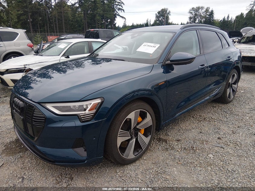2022 Audi E-tron VIN WA1LAAGEXNB008615 IAAI salvage auction — REAR END, Bill Of Sale (Washington), sold $20,500 on 2026-08-19 (photo 2)