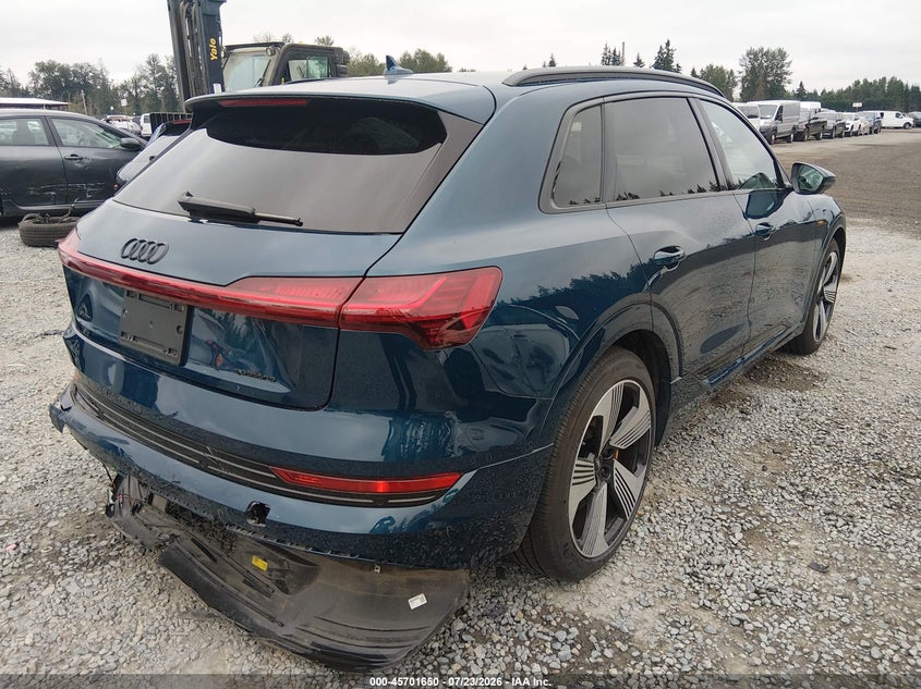 2022 Audi E-tron VIN WA1LAAGEXNB008615 IAAI salvage auction — REAR END, Bill Of Sale (Washington), sold $20,500 on 2026-08-19 (photo 4)